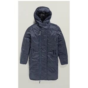 G Star Raw Women's Whistle Padded Parka‎ Salute/Navy Blue Size Medium MSRP $370